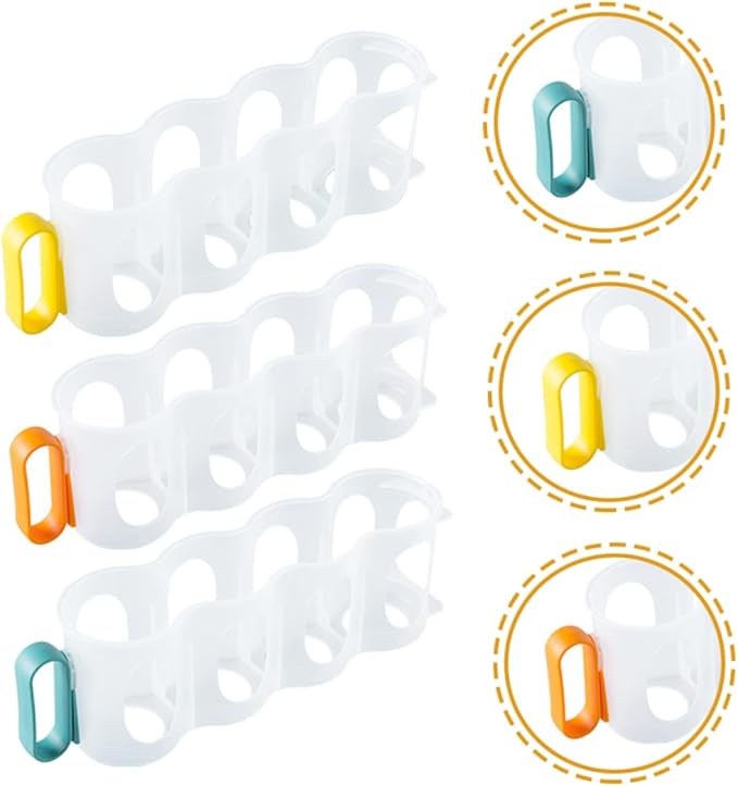 3pcs Dorm Fridge Soda Rack Can Dispenser for Pantry Versatile Fridge Beverage Holder Random Color