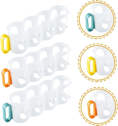 3pcs Dorm Fridge Soda Rack Can Dispenser for Pantry Versatile Fridge Beverage Holder Random Color