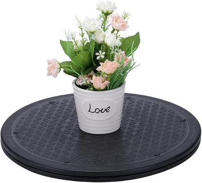 12 Inch Heavy Duty Rotating Swivel Steel Ball Bearings Stand Monitor/TV/Turntable/Lazy