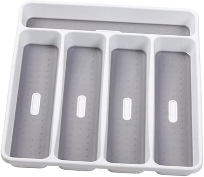 Mikinona 1pc Cutlery Storage Organizer Multi-divided Fork Spoon Tray for Kitchen Drawer Storage to Organize Utensils and Items