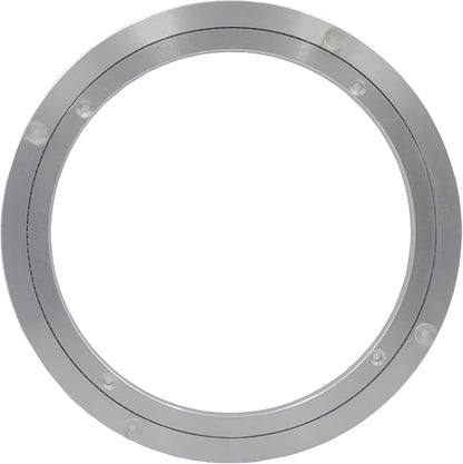 Lazy Susan Hardware Rotating Turntable Bearings Swivel Plate Hardware Aluminum Metal for Dining-Table and Workbench (10 Inchs) Non-Slip