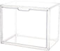 Clear Plastic Stackable Storage Bins, Clear Shoe Box, Dustproof Book & Cosmetic Display Cases, Large Figures Collectibles Showcase, Shoe Storage Boxes, Bag Organizer (1, TransparentXL-1 Pack)