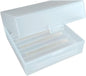 Travel Soap Container with Draining Layer, Square Soap Dish Bar Soap Holder for Shower with Lid Soapbox Bathroom Soap Dishes fit Dr Squatch Bars for Traveling Vonpri (Clear)
