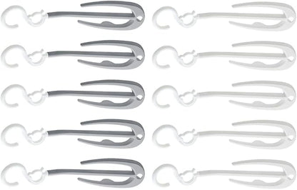 ULTECHNOVO Shoe Organizer Hanging 2 Hook Shoe Rack Laundry Room Hanging Rack Balcony Space-Saving