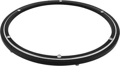 TamBee 20 Inch Lazy Susan Bearing Base, 450 lbs Load Capacity Heavy-Duty Mute Turntable Ring Lazy Susan Hardware for Dining Table, DIY (Black)