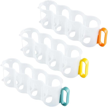 Cabilock 3pcs Fridge Can Organizer Storage Rack for Daily Use Beer Can Dispenser Soda Storage Organizer