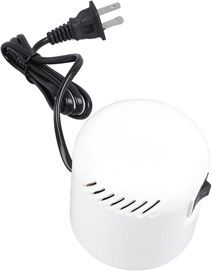 Powerful White Electric Storage Bag Pump for Efficient and Easy Compression of Vacuum Bags