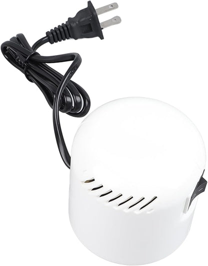 Powerful White Electric Storage Bag Pump for Efficient and Easy Compression of Vacuum Bags
