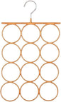 Unomor 1Pc Gold Scarf Tie Hanger Rack Slip Storage Organizer for Closet Space Saver for Ties and Scarves Multipurpose Clothes Hanger Wardrobe Display