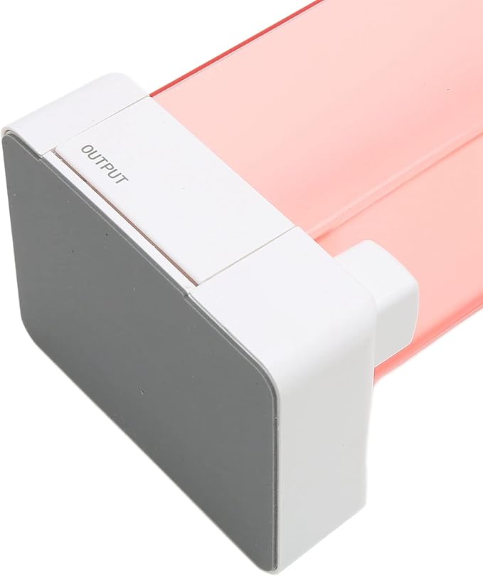 Automatic Cotton Dispenser Clear, Minimalist Modern Design Caddy for Home Bathroom Easy Refill Space Saving Storage