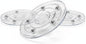 3 Pack 5.9 Inch Clear Small Lazy Turntable, 360° Ball Bearing Turntable Swivel Base, Smooth Rotating Tray for Kitchen Cabinet Organizer, Cake Decorating & Countertop Display