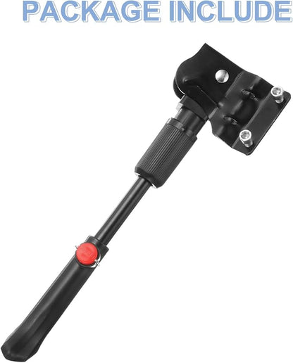 HARFINGTON Back Bike Kickstand Carbon Steel Adjustment Bicycle Single-Side Kick Stand Rear Mount Bikes Support Racks for 20-27 Inch Wheel, Black