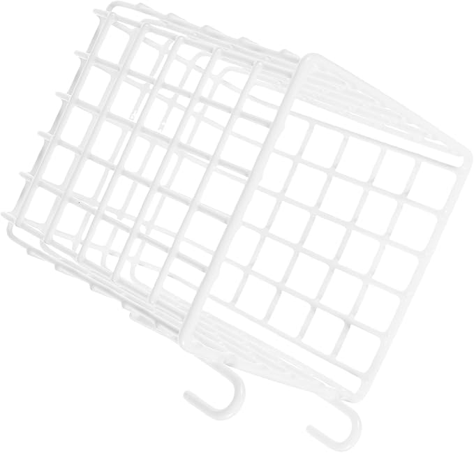 SOLUSTRE 2pcs Hanging Wire Basket for Kitchen and Bathroom Storage Space Saving Organizer for Cabinet Doors Pantry and Craft and Sturdy Design Multi Functional Use