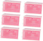 6PCS Transparent Stackable Shoe Storage Boxes with Thickened Plastic S Pink Organizer for Sneakers Shoe Containers for Closet and Entryway Storage