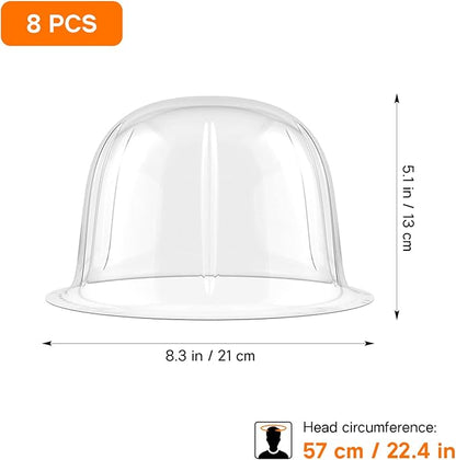 8Pcs Durable Hat Holders Plastic Hat Racks Practical Caps Stand Hat Holder for Travel Clothing Closet Hat Storage Supplies