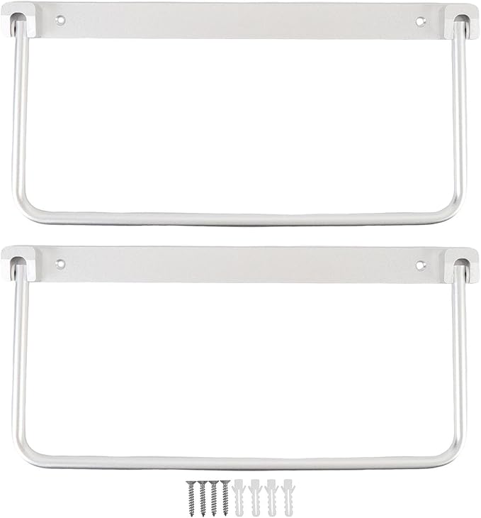 Foldable RV Shoe Rack, Alumiun Alloy Hanging Shoe Storage Shelf for Motorhome Yacht, Wall Mounted Shoe Organizer for RV with Installation Screws, Fitment for RV, Travel Trailer,