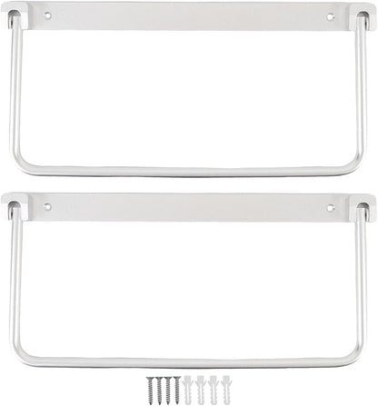 Foldable RV Shoe Rack, Alumiun Alloy Hanging Shoe Storage Shelf for Motorhome Yacht, Wall Mounted Shoe Organizer for RV with Installation Screws, Fitment for RV, Travel Trailer,