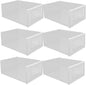 Ciieeo 6pcs Clear Stackable Shoe Organizer Boxes Transparent Storage Case for Sneakers and Shoes Style Design for Easy Access Material for Closet Organization