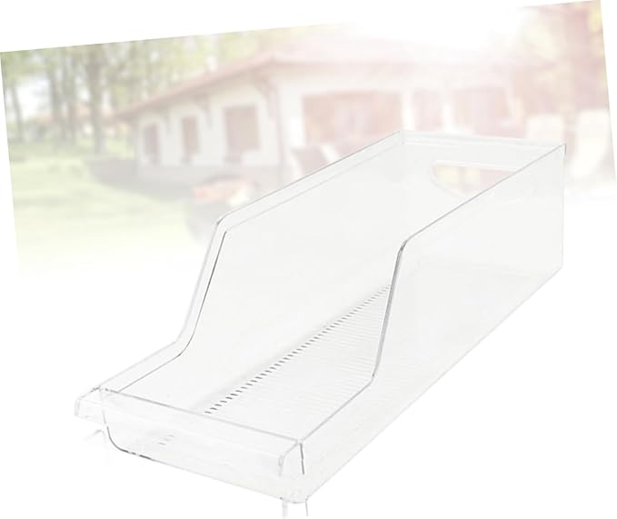 Beverage Organizer for Fridge Pantry Storage Bins Can Holder Stackable Material Refrigerator Containers