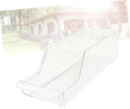 Beverage Organizer for Fridge Pantry Storage Bins Can Holder Stackable Material Refrigerator Containers
