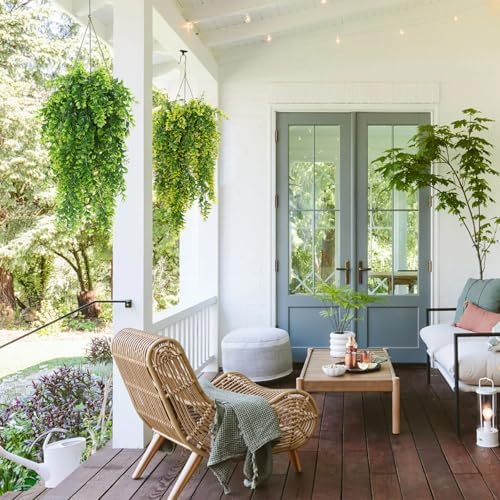 RECUTMS Artificial Hanging Plants,Fake Ferns,Fake Hanging Ferns Vines - Image 5