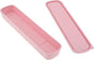 1pcs Portable Flatware Box Travel Tableware Storage Case Box, Utensil Case Flatware Storage Box for Cutlery Kit, 9.84 x 2.40 inch (Pink)