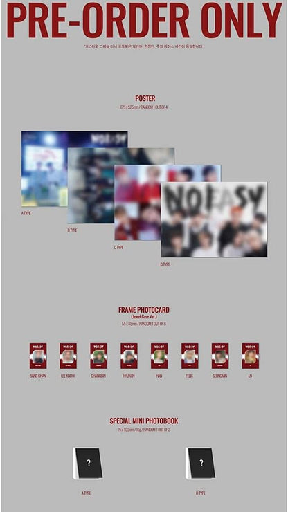 STRAY KIDS - 2nd album NOEASY Jewel Case [No poster] (I.N ver.)