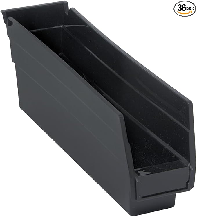 Quantum Storage QSB100 Economy Part Organizer Bins - 11-5/8" x 2-3/4" x 4" - 36 Pack