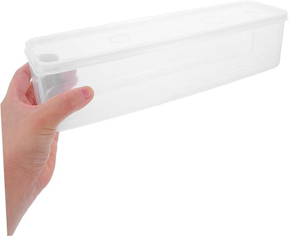 VOSAREA Versatile Kitchen Pantry Storage Airtight Food Storage Containers Fridge Drawer Organizer Bins for Scallions Cilantro Onions Pasta Spaghetti