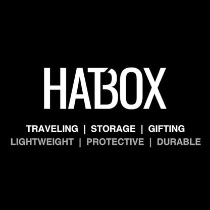 Hat Box for Travel, Protective Storage Organizer, Lightweight Travel Case (10 Pack - Fedora Design)