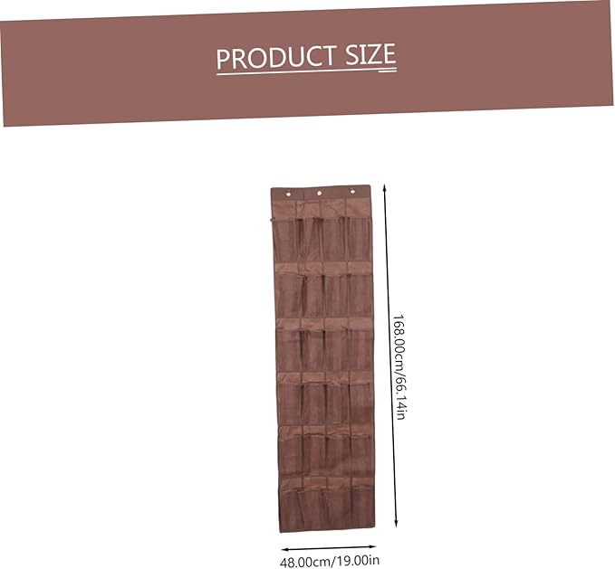 Garneck Door Shoe Organizer 24 Breathable Mesh Pockets Hanging Storage Bag for Shoes Sundries Bag Space Saving Design for Closets and Dorm Rooms