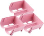 3pcs Stackable Can Rack Organizer Multi-functional Beverage Holder for Beer Wine Soda Space-saving Design for Kitchen Pantry Refrigerator Stylish Pink Storage
