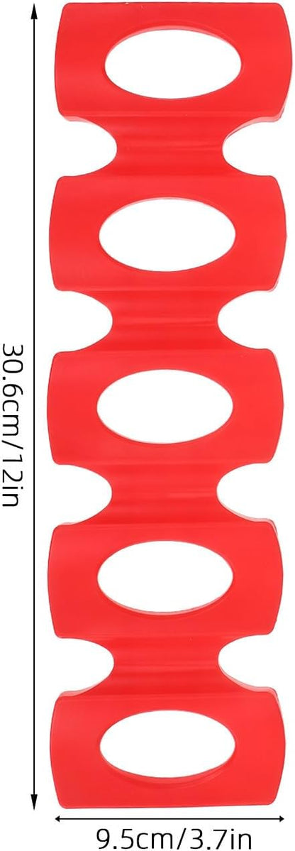 ibasenice 2pcs Silicone Beer Storage Mats Pantry Bottle Stacking Holder Countertop Bottle Rack Refrigerator Can Stacker Can Holder Rack