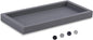 Bathroom Trays for Counter, Slicone Vanity Trays for Bathroom, Rectangle Sponge Holder for Kitchen Sink - Grey