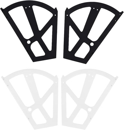 2 Layers Shoes Drawer Cabinet Hinges Black Cabinet Flip Frame Shoe Rack Replacement for Porch Kitchen Living Room(White)