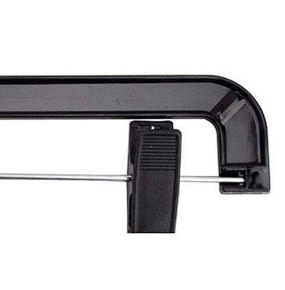 NAHANCO 8600PCBH Shiny Plastic Skirt/Pant Hanger with Black Metal Hook and Plastic Pinch Clips, Heavy Weight, 14”, High Gloss Black (Pack of 100)
