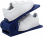 -12 p.c Adjustable Height Plastic Shoe Organizer (Blue)