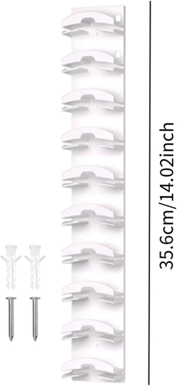 Baseball Caps Organizer Hat Storage Display Holder Modern Compact Hat Hanger Hat Organizer for Closet Laundry Entrance Door, White