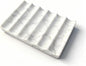Real Luxurious Natural Marble Soap Dish for Shower,soap Dish for Bathroom,Non-Ceramic/Non-Resin Stone soap Tray（White）