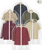 All Clear Garment Bags for Travel - 32” PEVA Waterproof Suit Cover with Zipper for Hanging Clothes, Shirts, Sweaters - Durable Dresser for Closet Storage, Dustproof & Moisture Resistant - 32”/6 Pack