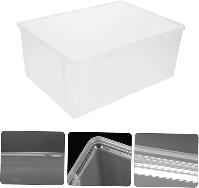 Stackable Shoe Storage Box Thickened Plastic Shoe Organizer with Lid Spacious Sneaker Containers for High Heels Boots and More for Closet Under Bed Storage