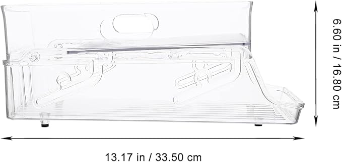 Zerodeko Soda Dispenser Bin Can Organizer for Fridge Beverage Can Storage Space-Saving