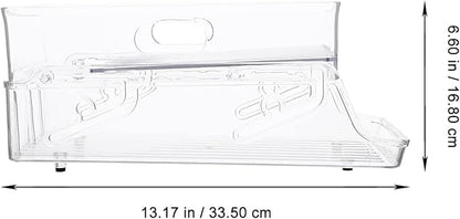 Zerodeko Soda Dispenser Bin Can Organizer for Fridge Beverage Can Storage Space-Saving
