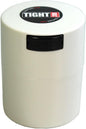Tightvac - Premium Airtight Herb Storage Container - Holds ½ oz to 3 ounces - Keep Your Herbs and Dry Goods Fresh and Flavorful. White