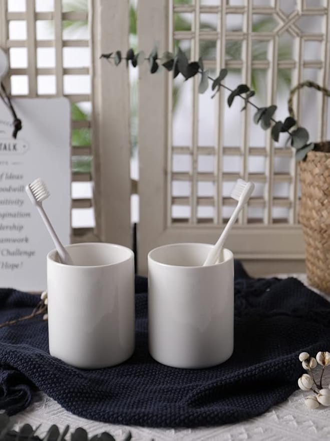 Utensils Holder, Caddy Cutlery Holder Silverware, Utensils Organizer Elegant white Porcelain, Spoon Holder for Party Tableware Holder for Kitchen Table, Cabinet
