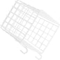 OUNONA Door Wire Basket Organizer for Kitchen and Bathroom Metal Storage Rack Hooks Hanging Cabinet Basket for Pantry and Craft Room Space-Saving Design
