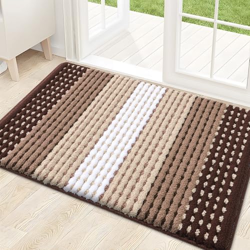 Kitinjoy Indoor Outdoor Door Mat, 32x20 Non-Slip Dirt Trapper Doormats by Kitinjoy