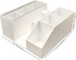 Eyelash Beauty Organizer, Acrylic Eyelash Grafting Tool Storage Beauty Tool W/Tweezers Holder Display Boxes for Home Eyelash Salon (White)