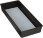 Drawer Organizer Tray – Durable Gray Plastic Storage Bin for Office, Kitchen, and Bathroom Drawers, Non-Slip Bottom, 6 x 15 x 2 Inches