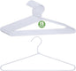 GlikCeil 15 Pcs Fabric Wrapped Metal Hangers Covered Wire Hanger Metal Coat Hangers Non Slip for Clothes Closet Clothing Suit Shirt Pant (White,Basic Style)